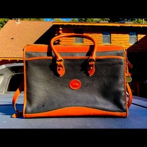 Vintage rare  Dooney and Bourke Black satchel